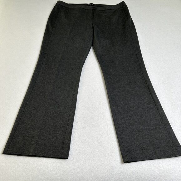Talbots Women's Size 14W NWT Straight Leg Ponte Knit Pants Full Length Gray - Picture 2 of 8